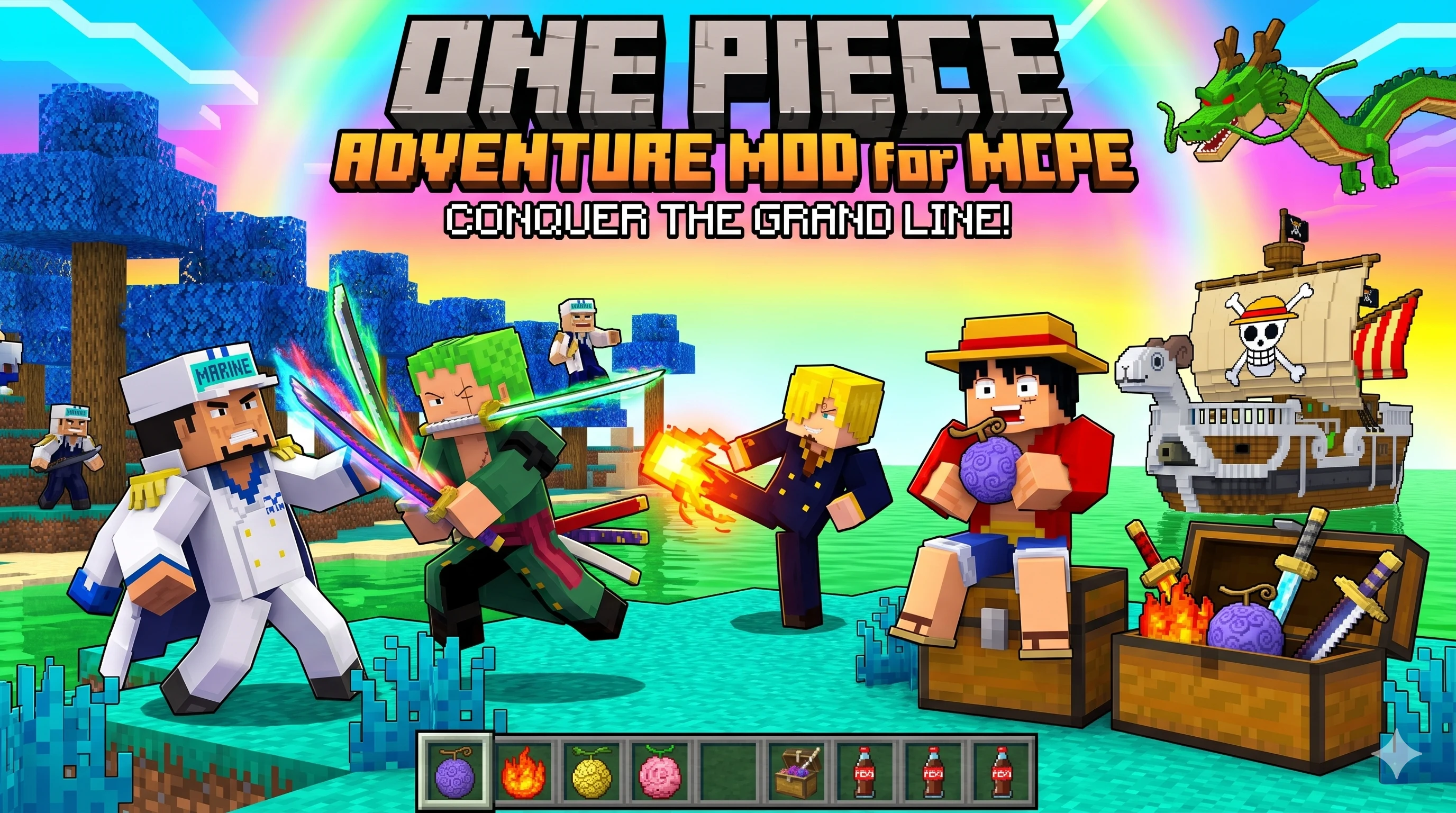 One Piece Mod for Minecraft PE screenshot